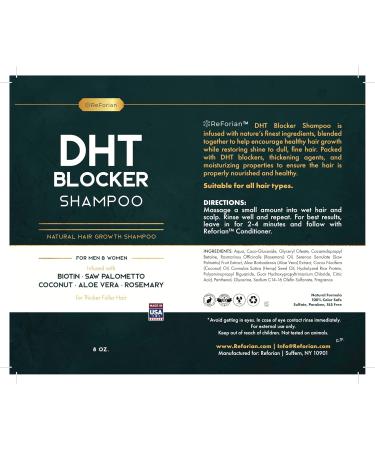 DHT Blocker Shampoo & Conditioner for Hair Growth - Natural Biotin Formula for Men & Women - Boost Hair Growth & Prevent Hair Loss - Buy Online on GoSupps.com