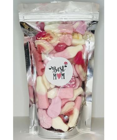 Best Mum Pink Filled Pick N Mix Sweet Treat Pouch Birthday Present Gift Mothers Day 200g - Buy Online on GoSupps.com