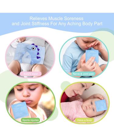 Colic Baby Relief | Gas Relief for Infants | Heated Tummy Wrap & Swaddling Belt - Natural Upset Stomach Relief for Babies & Toddlers - Dinosaur Design - Buy Online on GoSupps.com