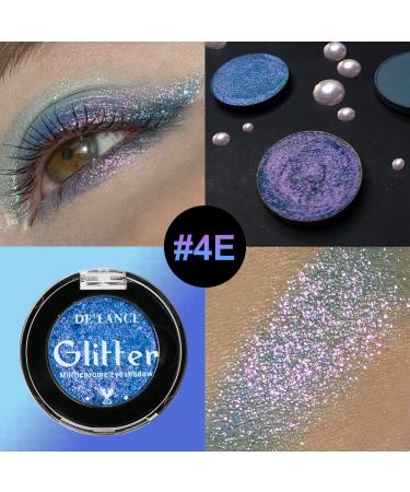 Afflano Holographic Eyeshadow Glitter - Silver Blue Multichrome Duo Chrome Eyeshadow - Buy Online on GoSupps.com