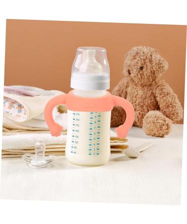 Abaodam 2 Pcs Silicone Bottle Handle Milk Bottle Holder Soft Feeding Bottles Handles Feeding Bottles Holder Silicone Feeding Bottles Handle Silica Gel Wide Mouth Silicone Soft 14.00X5.00X5.00CM As Shown - Buy Online on GoSupps.com