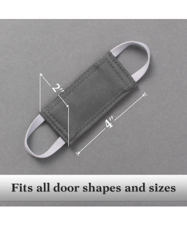 Baby Door Latch Covers Closer - Nursery Door Closer Silencer with Strong Elastic Straps for Good Sleep Thick Solid Door Cushion for Jammer Noise Reducing  3 Pieces  W 4 x L 2 inches  Grey 4x2 inches Gray - Buy Online on GoSupps.com