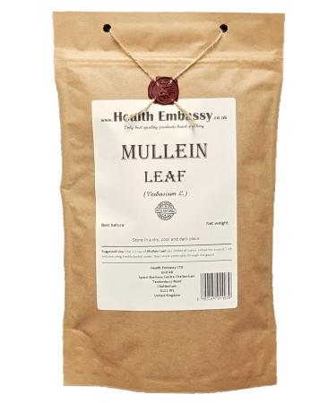 Health Embassy Mullein Leaf Tea | Mol ne Feuille Tisane | Verbascum L| Loose Herbal Tea (100g)