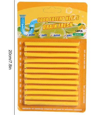 Drain Cleaner Sticks 12PCS Deodorizer And Drain Strips Drain Clog Remover Sticks Pipe Cleaning Sticks To Clean Sink Shower Bathtub Toilet Drain Odor - Buy Online on GoSupps.com