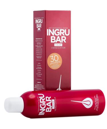 Ingrubar Hair Thickener - 250 ml (3-Month Supply) | Vegan Serum Against Hair Loss for Men & Women | International Shipping Available - Buy Online on GoSupps.com