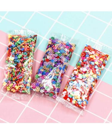 Rongweiwang 1000 Pieces 3D Polymer Nail Art Stickers - Star Cartoon Flower & Fruit Designs for Manicure Decor - Buy Online on GoSupps.com