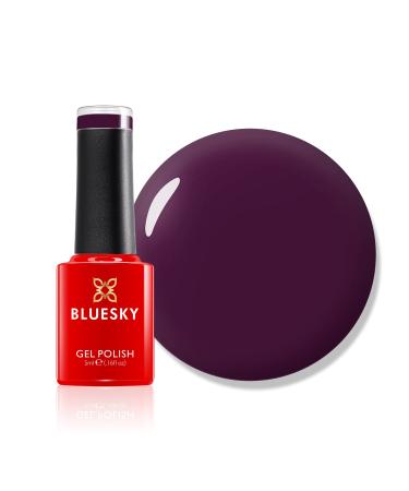 Bluesky Gel Nail Polish Plum Wine Mini CS63 Plum Purple Long Lasting Chip Resistant 5 ml Requires Drying Under UV LED Lamp