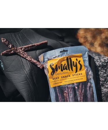  Smally's Biltong Smally's Biltong - Beef Sticks Jalapeno Beef Cabbage High Protein Beef Snack Air Dried South African Traditional Beef Sausage - 40g x 15 Packs - Buy Online on GoSupps.com