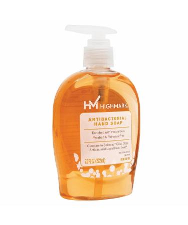 Highmark Antibacterial Liquid Hand Soap - Clean Scent 7.5 Oz Orange | International Shipping Available - Buy Online on GoSupps.com