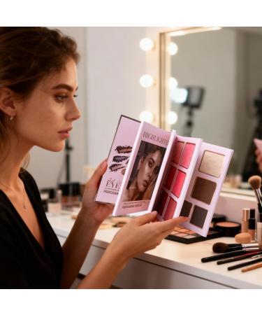 Palette de maquillage Cosm tique mat avec 43 couleurs Kit de maquillage pour f te quotidien vacances anniversaire voyage travail mariage v nements club s ance photo Fr - Buy Online on GoSupps.com