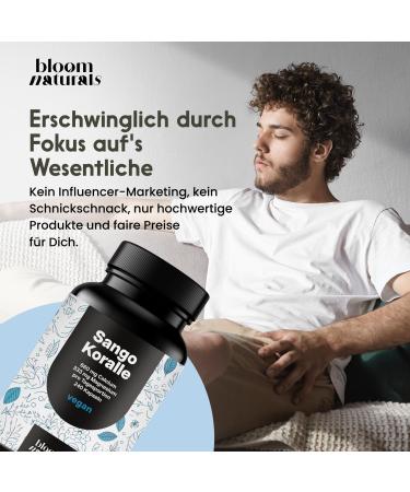 Sango High Dosed Sea Coral Capsules - 240 Capsules - Natural Calcium & Magnesium Vegan & Made in Germany - Packaging May Vary - Lab Tested - Buy Online on GoSupps.com