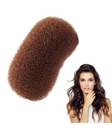 1 Pcs Volume Hair Increase Pad Clip | Hair Padding Tool Bump Up Clips | Volume Hair Bump Inserts Hair Pads Hair Bump Up Clip | Hair Styling Accessories For Women DIY Hairstyles Coffee