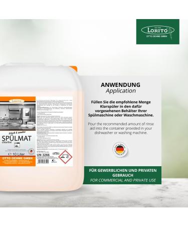 Buy Lorito Fresh & Clean Dishwasher Cleaner - 10L Quick-Drying & Nourishing - International Shipping - Buy Online on GoSupps.com