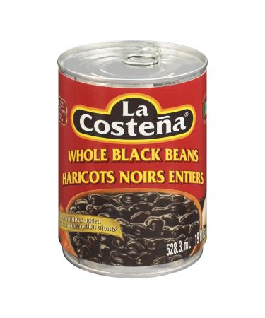 La Costena Whole Black Beans 528.3 ml (Pack of 1) - Package May Vary