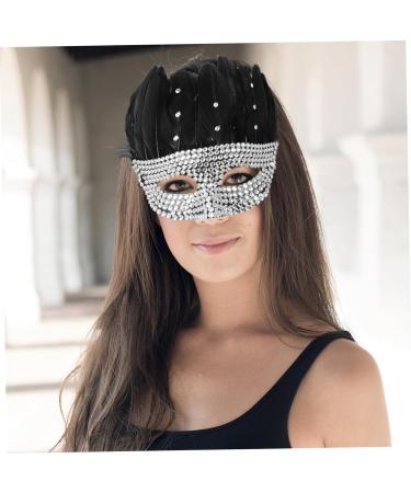 Beaupretty Decor Masquerade Mask Unique Mask Cosplay Mask for Adults Half Mask Creative Mask Party Accessory Rhinestone Mask for Party Carnival Mask Prop Halloween Rhinestones Party Supplies - Buy Online on GoSupps.com