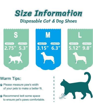 Pet Soft Dog Boots - Disposable Paw Protectors for Puppies & Small Dogs - 20pcs - Buy Online on GoSupps.com