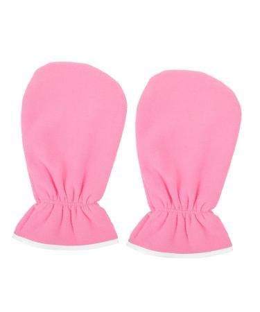 FRCOLOR Black Fingerless Gloves 3 Pairs exfoliating Hand mask Black Disposable Pink Disposable moisturizing Hand guantes desechables moisturizer Hands spa Dry Hands Lotion Hand Spa Bag