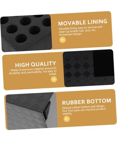 Minkissy Hairdressing Tool Storage Box | Organizer for Scissors Clippers & Combs | Salon Essentials for Hair Professionals - Buy Online on GoSupps.com