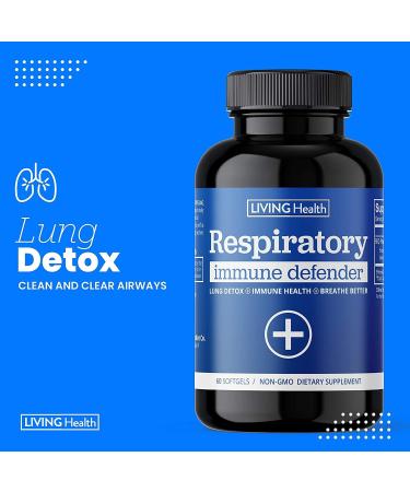 Respiratory Lung Cleanse & Detox - Support Healthy Lungs, Respiratory Health, and Better Breathing with 60 Capsules - GMP Certified - Buy Online on GoSupps.com