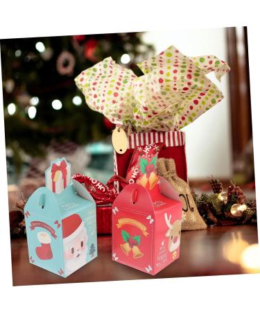 Abaodam 20pcs Christmas Apple Box Paper Boxes for Xmas Boxes Chocolate Cases Cake Cardboard S88 - Buy Online on GoSupps.com