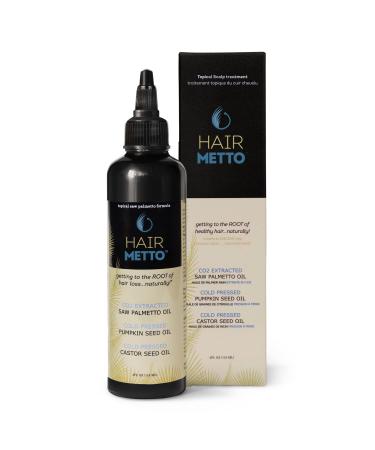 HAIRMETTO  Topical Hair Oil  Hair Loss Product  Formulated with Saw Palmetto Oil and Pumpkin Seed Oil for Hair Growth  Soothes Dry Scalp  Strengthens Roots  Lavender Scent  118 mL Bottle
