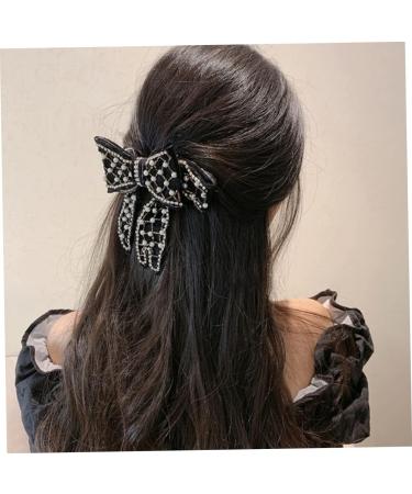 1pc Bow Clip Pearl Clips for Hair Black Hair Accessories Hair Clips for Bows Glitter Hair Bows Pearl Hair Clips Bowknot Hairpins Bowknot Hairpin Stylish Style Hair Clip - Buy Online on GoSupps.com