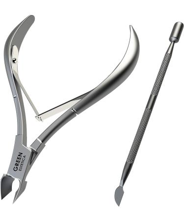 Cuticle Cutter Set (Silver with Pusher) - Buy Online on GoSupps.com