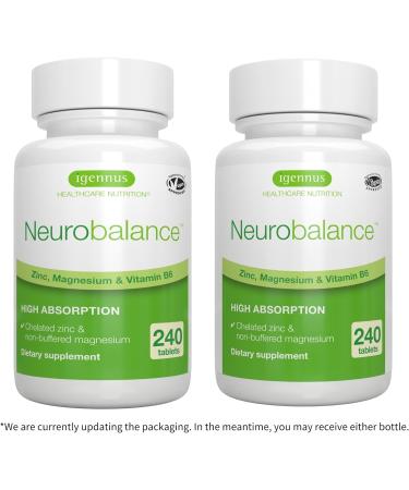Neurobalance 240 Tablets + Focus Brain Booster Vegan Bundle Chelated Zinc Picolinate 24mg Oxide-Free Magnesium & Vitamin B6 + Caffeine L-Theanine Taurine & L-Tyrosine B-Vitamins Zinc & Copper b - Buy Online on GoSupps.com