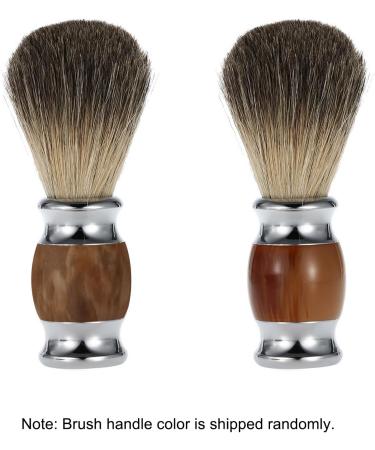 FESJOY Professional Shave Brush - Resin Handle Barber Tool for Men | Premium Beard Cleaning & Shaving Appliance - Buy Online on GoSupps.com