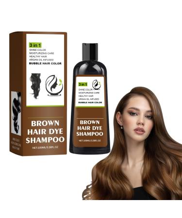 Utapossin Hair Coloring Shampoo Plant-Based Bubble Hair Dye Natural Plant-Based Hair Dye Natural Vegetable Hair Dye Plant-Based Bubble Hair Coloring Shampoo
