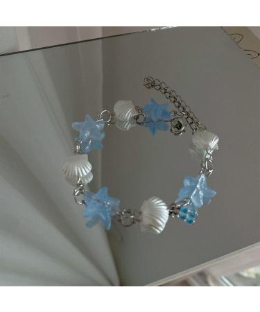 Oralgos Elegant Harz Chain Bracelet | Women's Delicate Pearl Wrist Decoration | Stylish Fish Chain Jewelry - Buy Online on GoSupps.com