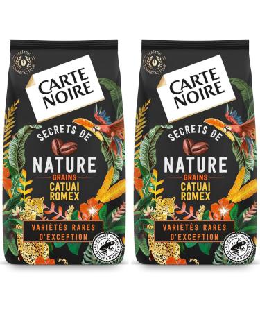 CARTE NOIRE - Caf Grain Carte Noire Secrets de Nature - Catuai Romex - Certifi Rainforest Alliance - Paquet de 2 kg