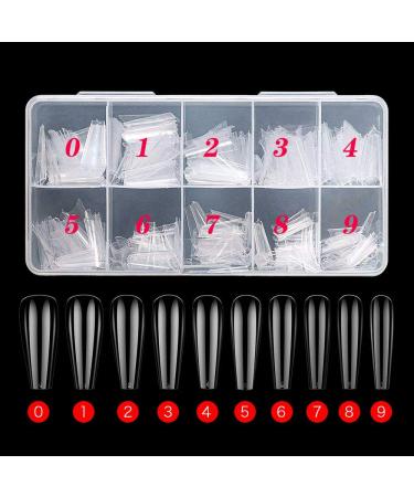NOVAL DIY Press on Nail Making Kit - 500PCS Full Cover Coffin Nail Tips with Magnetic Holder, Glue, Cutter Clipper & Adhesive Putty - Nail Art Set - Buy Online on GoSupps.com