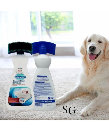 7pc Carpet Cleaner Kit | Dr Beckmann Carpet Stain Remover 650ml Neutradol Carpet Deodorizer 650ml 1 pair Gloves Microfibre Cloth 3pk with Sinta Gifts Pen | Eliminates Tough Stains & Odours - Buy Online on GoSupps.com