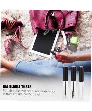 BELLIFFY 6pcs Eyeliner Eyelash Bottle Makeup Containers Clear Mascara for Eyelashes Lash Mascara Plastic - Buy Online on GoSupps.com