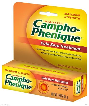 Campho-phenique Cold Sore Treatment 0.23 Ounce-Packing May vary