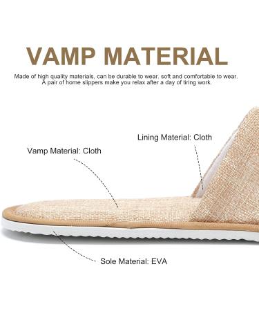 Holibanna Unisex Bathing Shoes - 5 Pairs Terry Liper Closed Slippers for Home & Hotels | Comfortable EVA Flip Flops - Buy Online on GoSupps.com