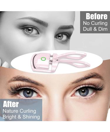 Heated Eyelash Curler - Quick & Natural Curling, Long-Lasting Electric USB Rechargeable Lash Curler - Lasts All Day | Upgrade Model - Buy Online on GoSupps.com