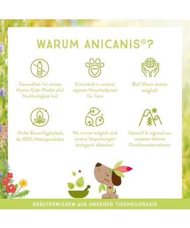 Anicanis Organic Garden Vegetable Flakes for Dogs - Dried Carrots Zucchini Spinach Parsnip & Beetroot - Healthy 175g Vegetable Mix - Buy Online on GoSupps.com
