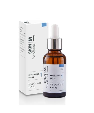 Skin Functional Exfoliating Facial 1 Serum 10% Lactic Acid + 3% B5 Skin Exfoliation & Regeneration Moisturising 30 ml