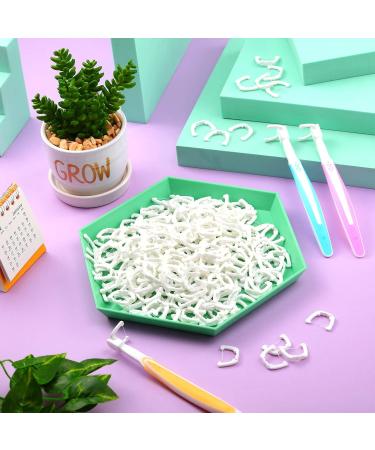 Cunhill 3-Piece Tooth Floss Handle Set - 300 Unflavored Refill Heads Colorful Interdental Flossers for Effective Teeth Cleaning - Eco-Friendly & Reusable - Buy Online on GoSupps.com