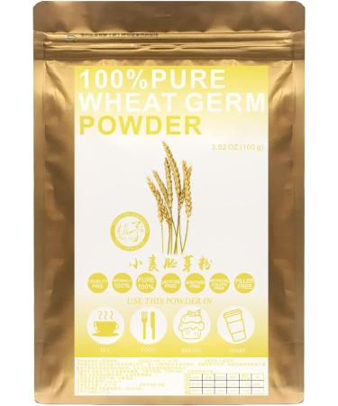 Plant Gift 100% Pure Wheat Germ Meal Powder 100G/3.25oz Non-GMO Powder No Filler No additives Natural Wheat Germ Meal Flour Adds Flavor and Taste 2UK-PO0085 - Buy Online on GoSupps.com
