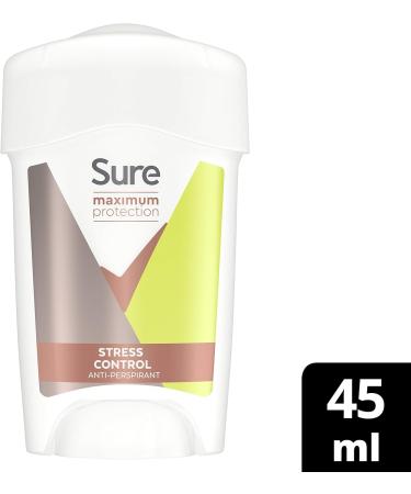 Sure Stress Control Anti-perspirant Cream Stick 45ml | Maximum Protection - Buy Online on GoSupps.com