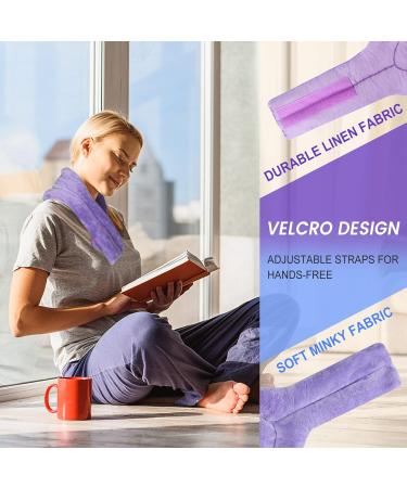 SuzziPad Microwavable Heating Pad for Neck Pain + Heated Eye Mask - Lavender Neck Warmer for Stress Relief - Hands-Free, Moist Heat Wrap - Hot/Cold Compress Bean Bag - Buy Online on GoSupps.com