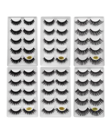 UAMOU 2-50 Boxes Eyelashes faux mink lashes natural 3d mink eyelashes volume false lashes in bulk cilios Cheerfully (Color : MIXED G6 Size : 40 Boxes)