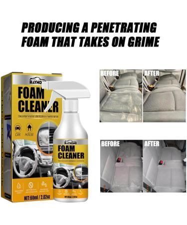 Multi-Purpose Foam Cleaner Spray Car Interior Foam Refinisher Cleaner Car Seat Stain Remover All Around Master Foam Cleaner Interior Car Cleaner 2023 New Upholstery Foam Cleaner For Car (1pcs) - Buy Online on GoSupps.com