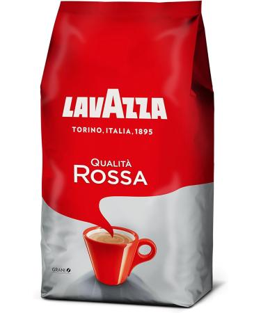Lavazza Qualita Rossa Coffee Beans 1000g - Authentic Italian Blend 1kg (Pack of 1) - Buy Online on GoSupps.com