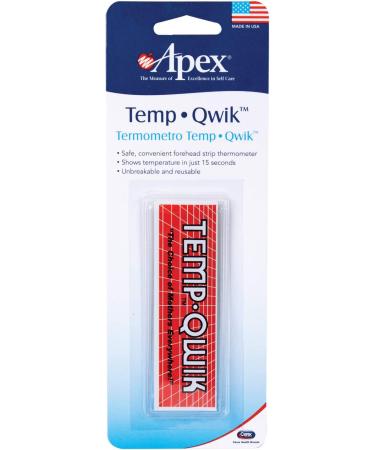 Apex Temp-Quik Forehead Strip Thermometer | Fast & Accurate Digital Temperature Reading - Buy Online on GoSupps.com