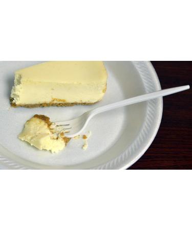 Daxwell Medium Weight Polypropylene 6 5/8" Fork Individually Wrapped White Recyclable (Box of 250) Fork Case of 250 - Buy Online on GoSupps.com