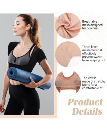 6 Pieces Breathable Weld-Resistant Armpit Vests for Women & Girls - Washable Forearm Welding Protection in White Black & Skin Color - Buy Online on GoSupps.com